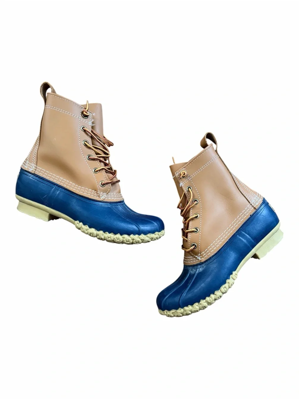 L.L Bean Navy Duck Rain 8” Boots